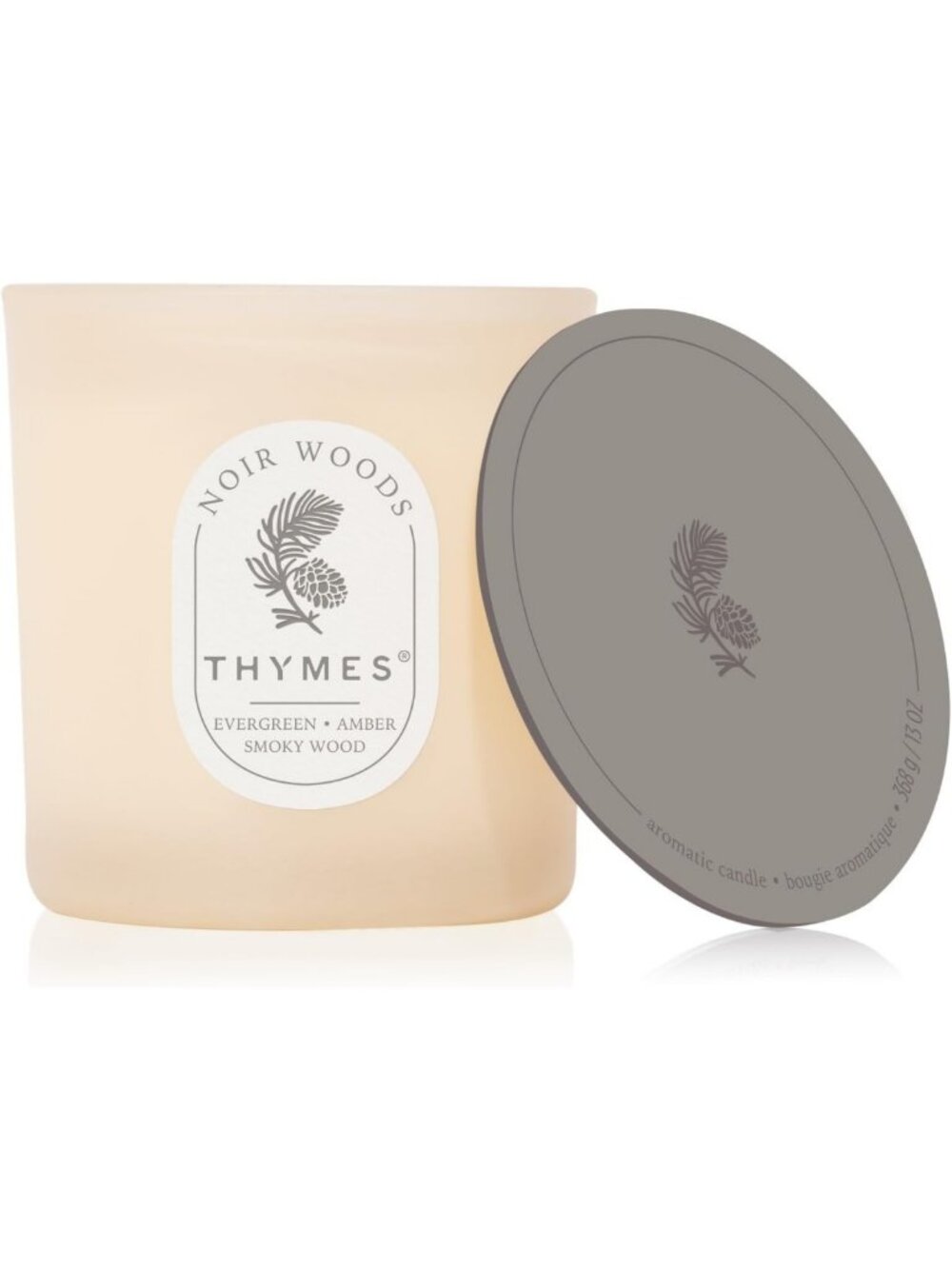 Luxury Scented Candle - Noir Woods, Fresh Evergreen & Smoky Amber - Home Decor